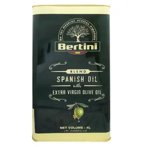 Bertini Spanish Oil Extra Virgin Olive Oil Tin 4 Liter