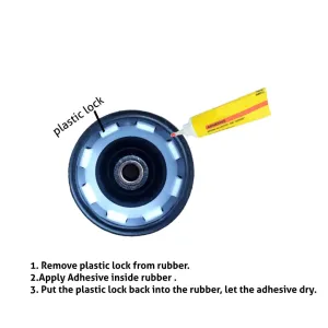 LG Washing Machine Multi Spin Buffer Seal Rubber Black