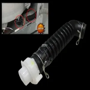 LG Washing Machine Inlet Valve Internal Pipe Black