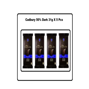 Cadbury Bournville 50% Dark Chocolate 31gm x 4Pcs Combo Pack
