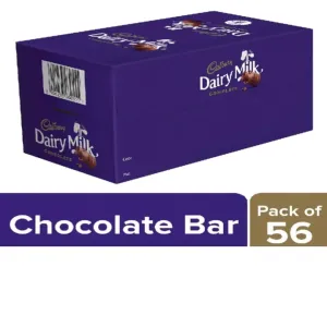 Cadbury Dairy Milk Chocolate Bar 13.2 g Pack of 56