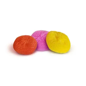 Generic Multicolor Round Plastic Scrubber (Small)