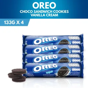 Oreo Vanilla Cream Sandwich Cookies 4-Pack