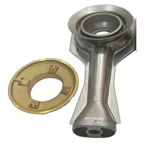Rinnai 602 Gas Cooker Burner Arm (Long) With Ring Silver