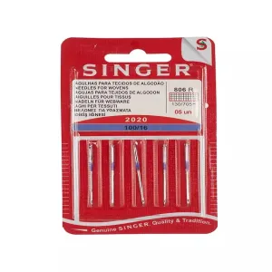 Singer Sewing Machine Needles 2020 (100/16) Silver