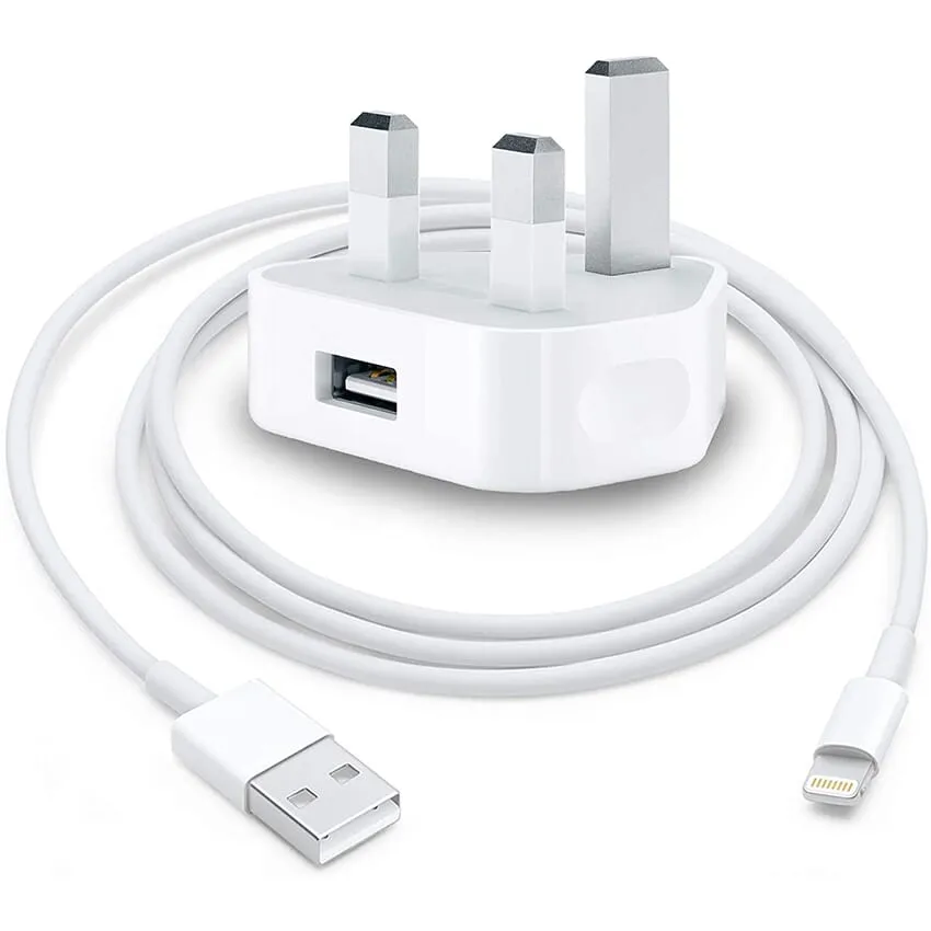 Apple iPhone X 5W USB Power Adapter with Lightning Cable - image 3