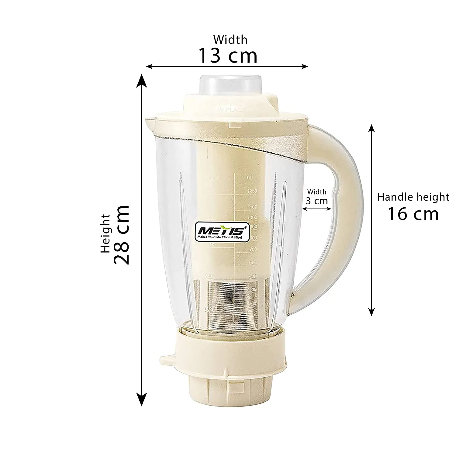 Generic Mixer Juicer Jar with Removable Fruit Filter - image 7