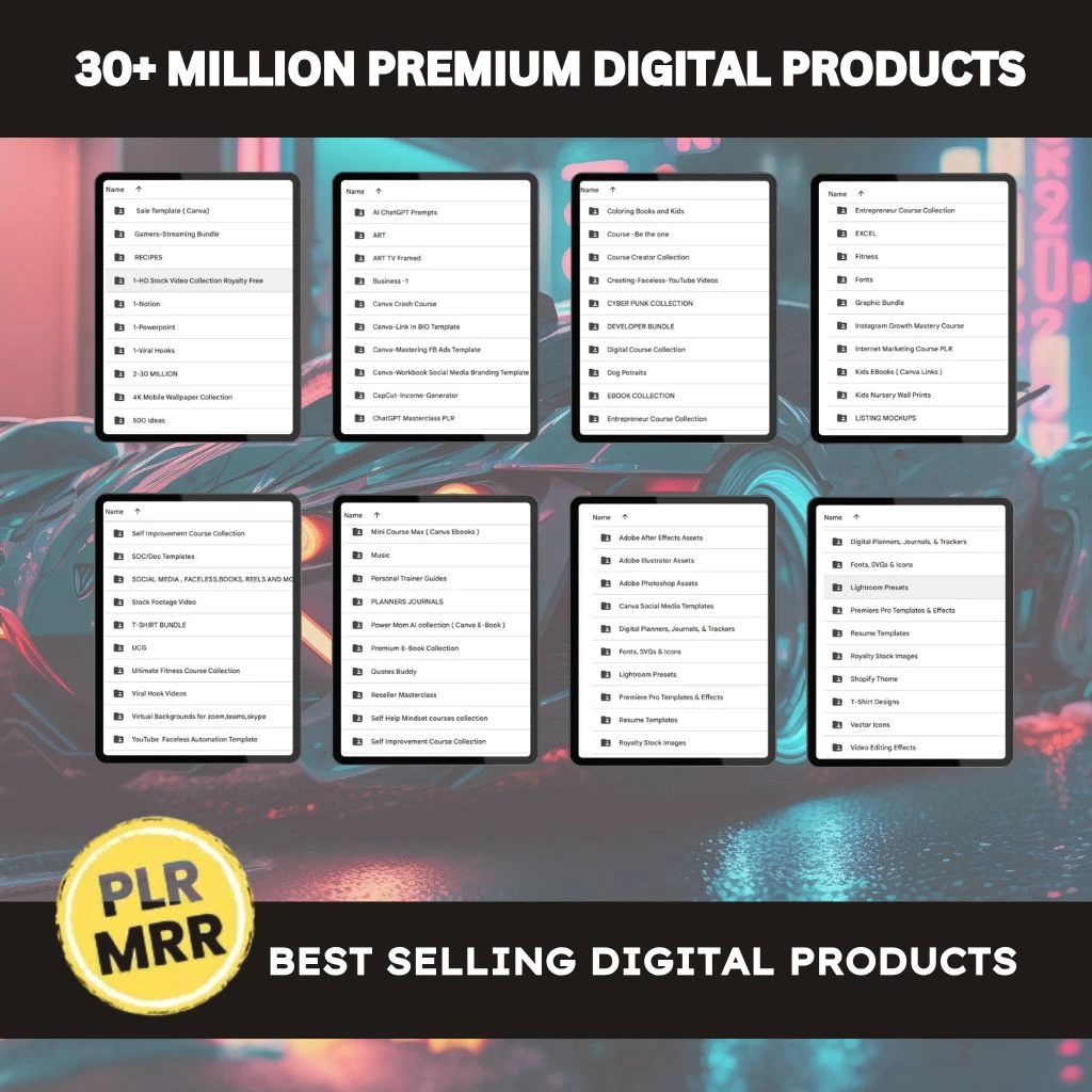Generic 30+ Million Digital Products Bundle - image 2