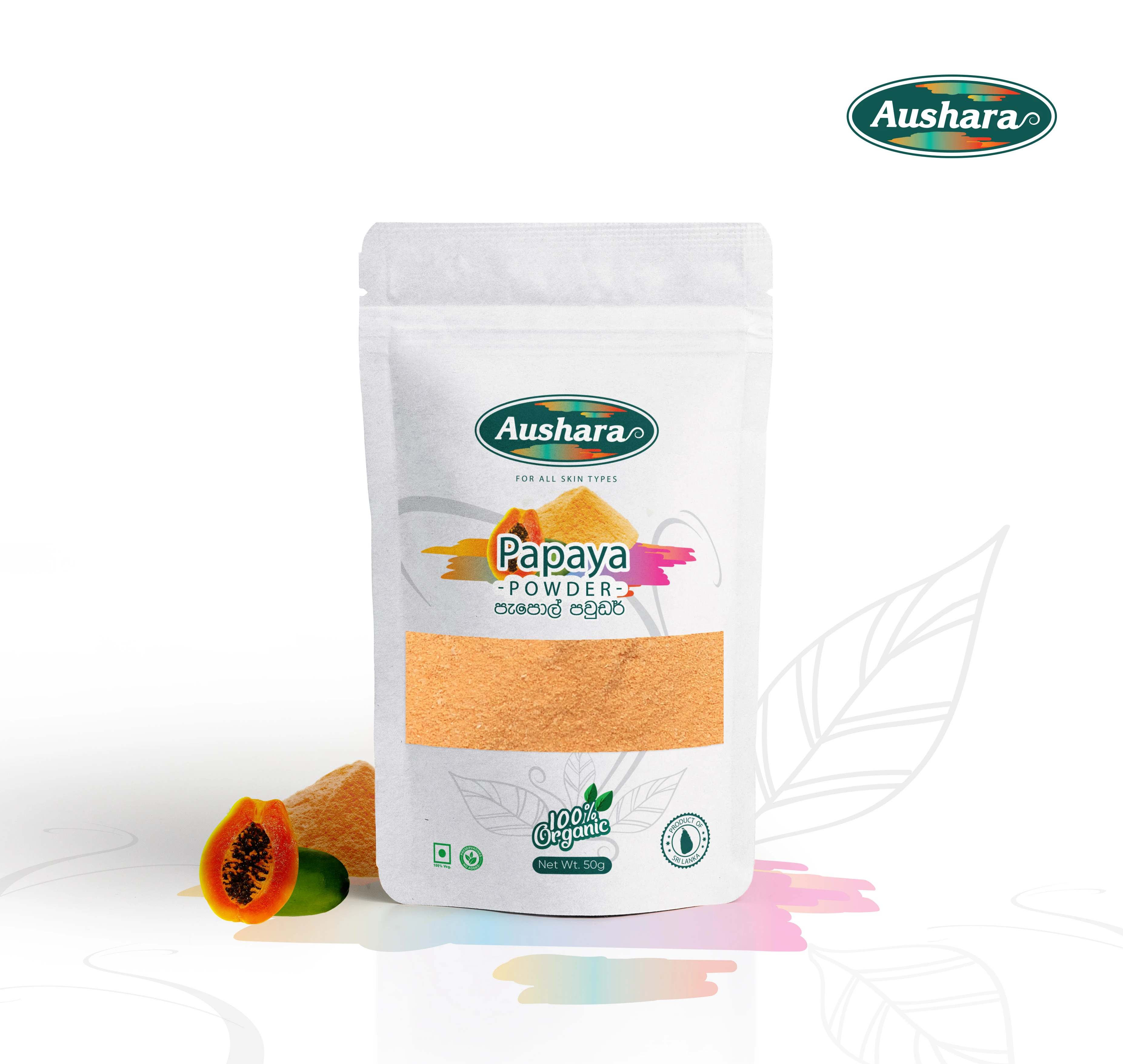 Aushara Papaya Powder Organic 50g
