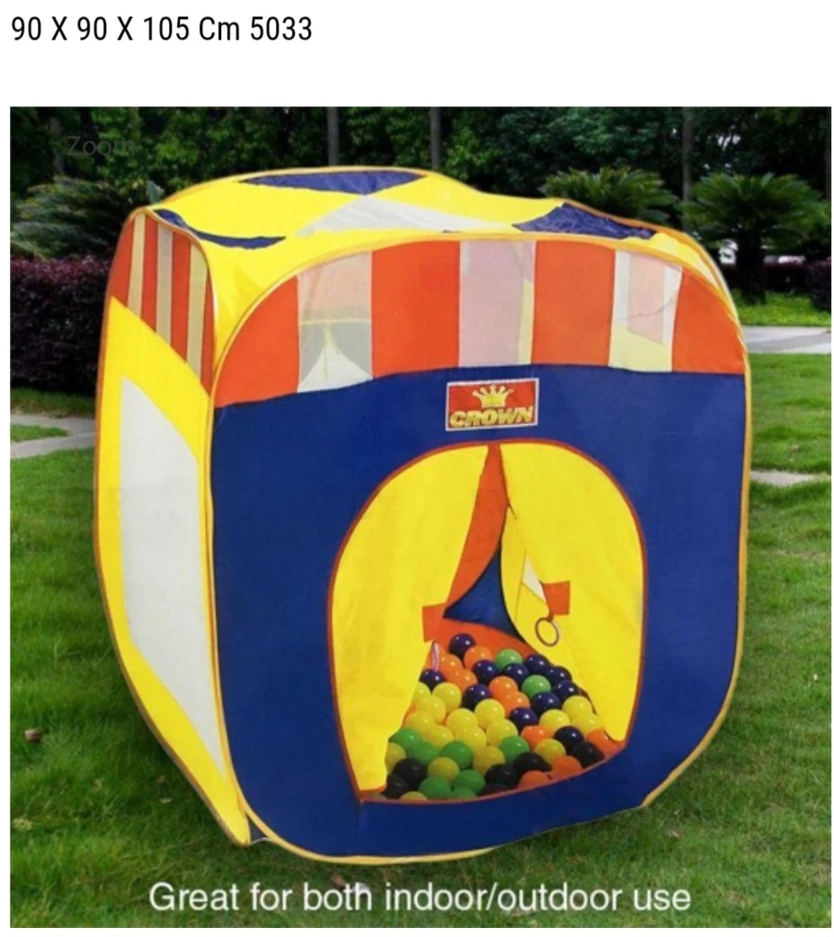 Kids Folding Play House Pretend Toy Pool