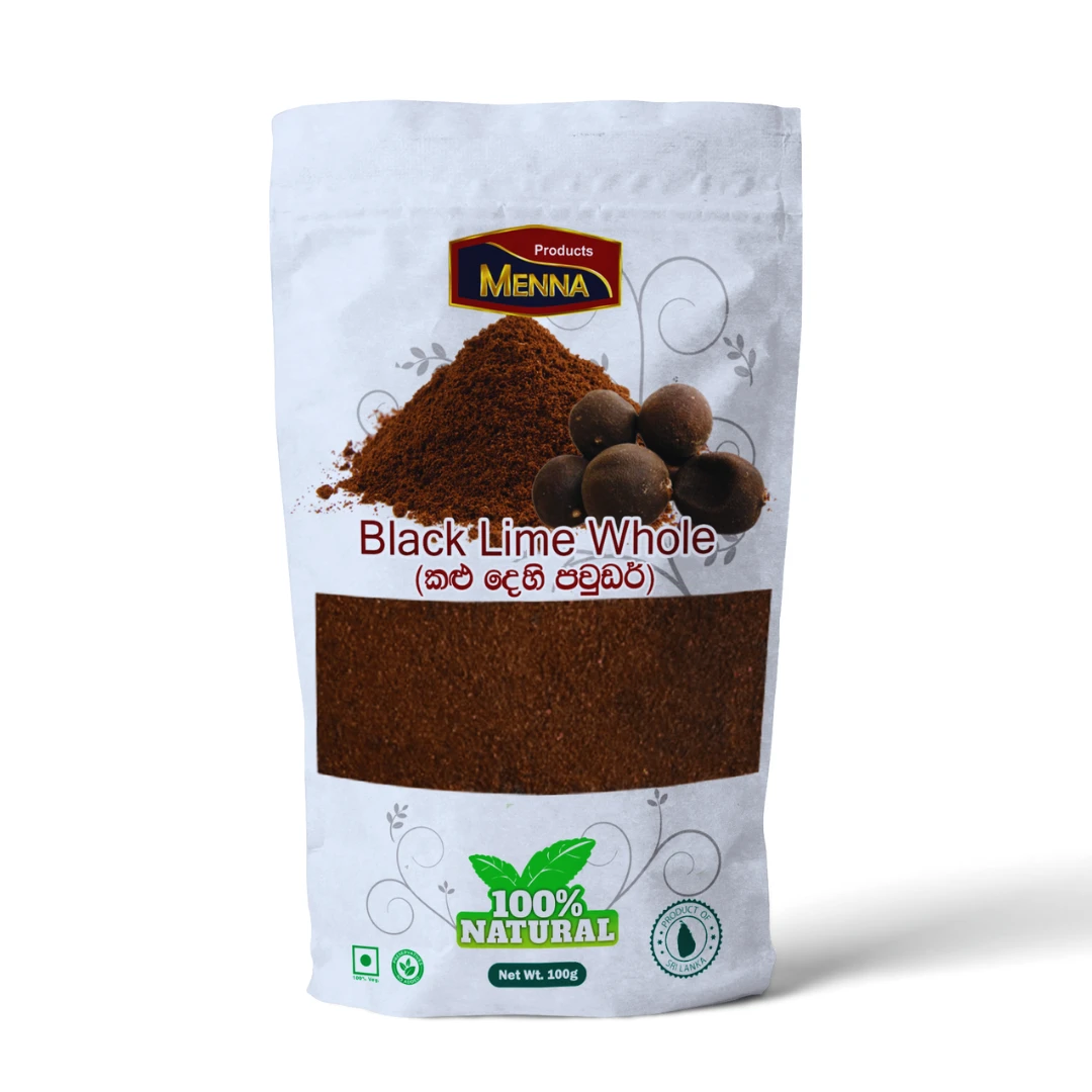 Generic Black Lime Powder Dried, Smoky Citrus Spice