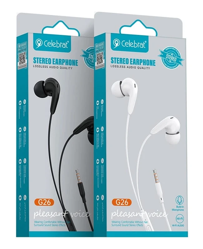 Celebrat G26 Earphone with Microphone Controller - image 3