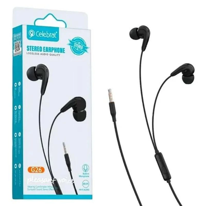 Celebrat G26 Earphone with Microphone Controller - image 6