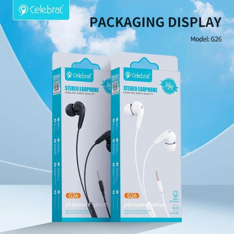 Celebrat G26 Earphone with Microphone Controller - image 9