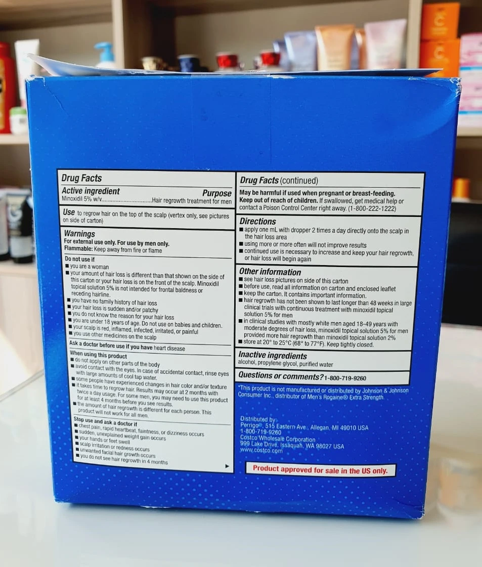 Kirkland Minoxidil 5% Hair Regrowth Treatment - image 6