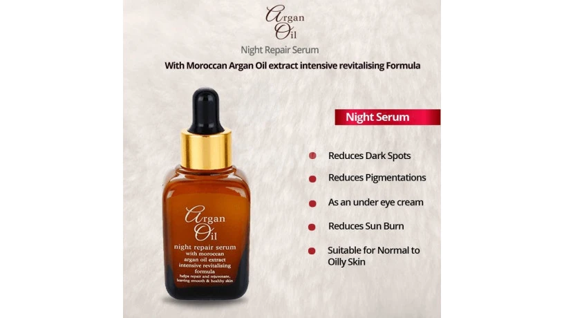 Generic Night Repair Serum 30ml Moroccan Argan Oil - image 4