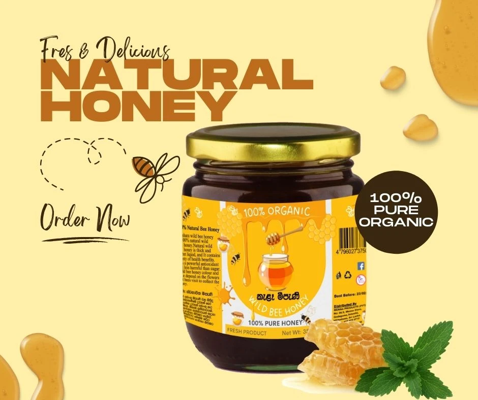 Generic Wild Bee Honey 350g - image 2