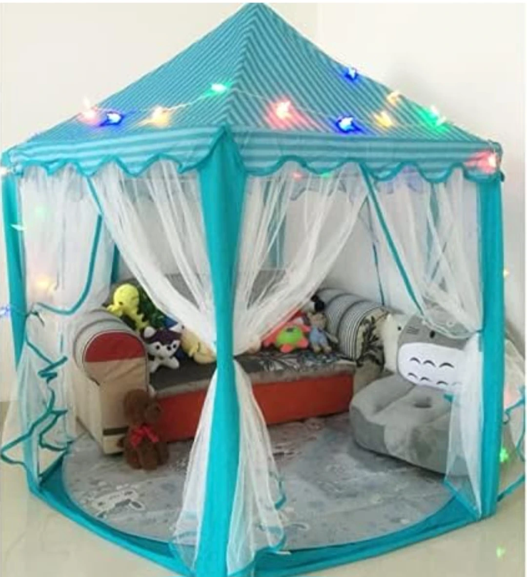 Generic Portable Folding Princess Castle Play Tent - image 7