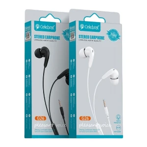 Celebrat G26 Earphone with Microphone Controller
