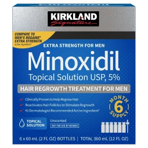 Kirkland Minoxidil 5% Hair Regrowth Treatment