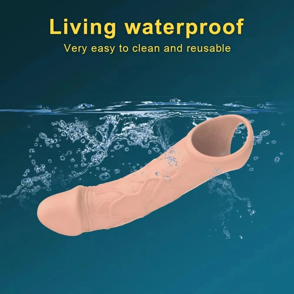 Generic Vibrating Penis Sleeve Extender with Remote - image 9