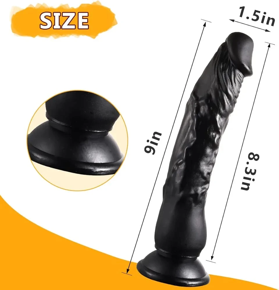 9 inch realistic dildo sex toy - image 8