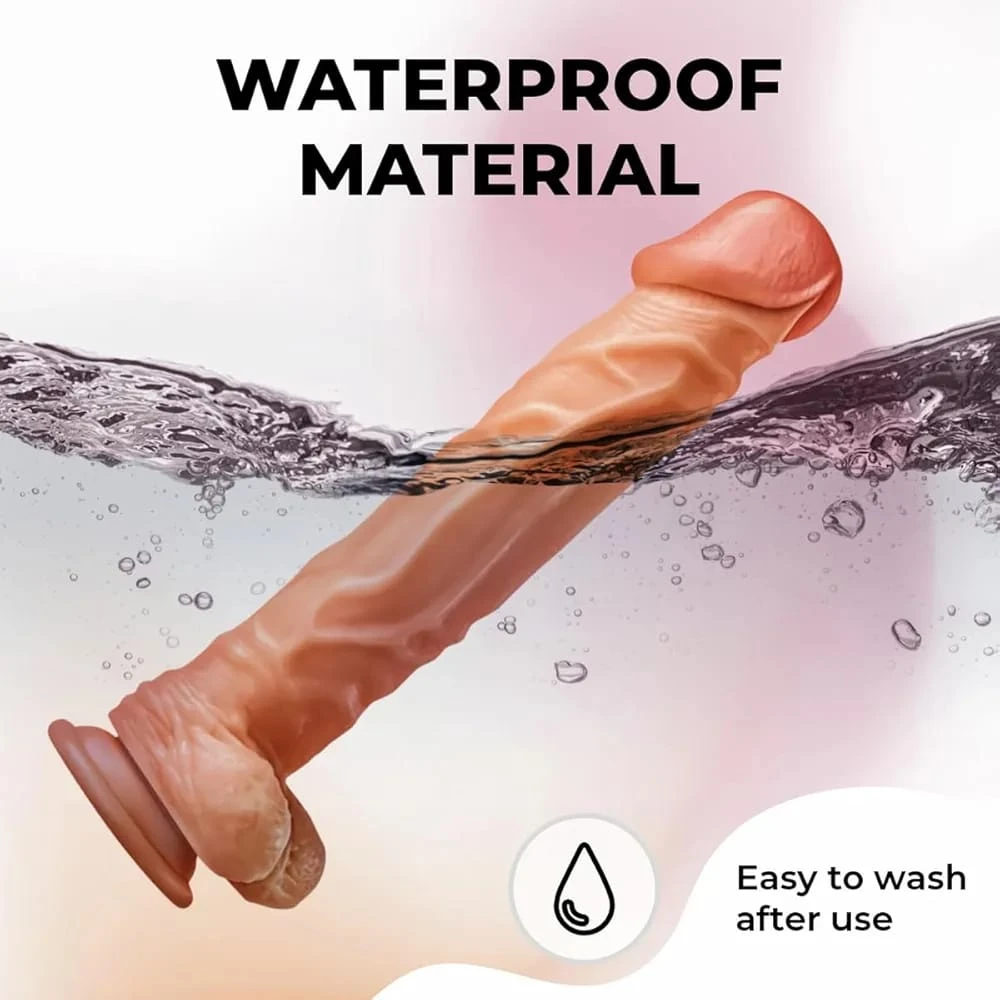 9.5 inch realistic dildo sex toy - image 10