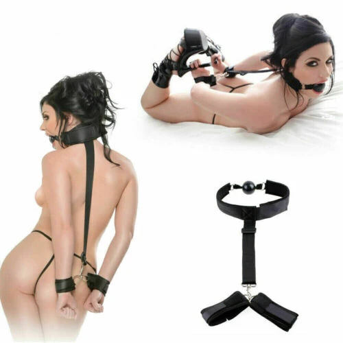 ball gang with hand cuff BDSM sex toy - image 4