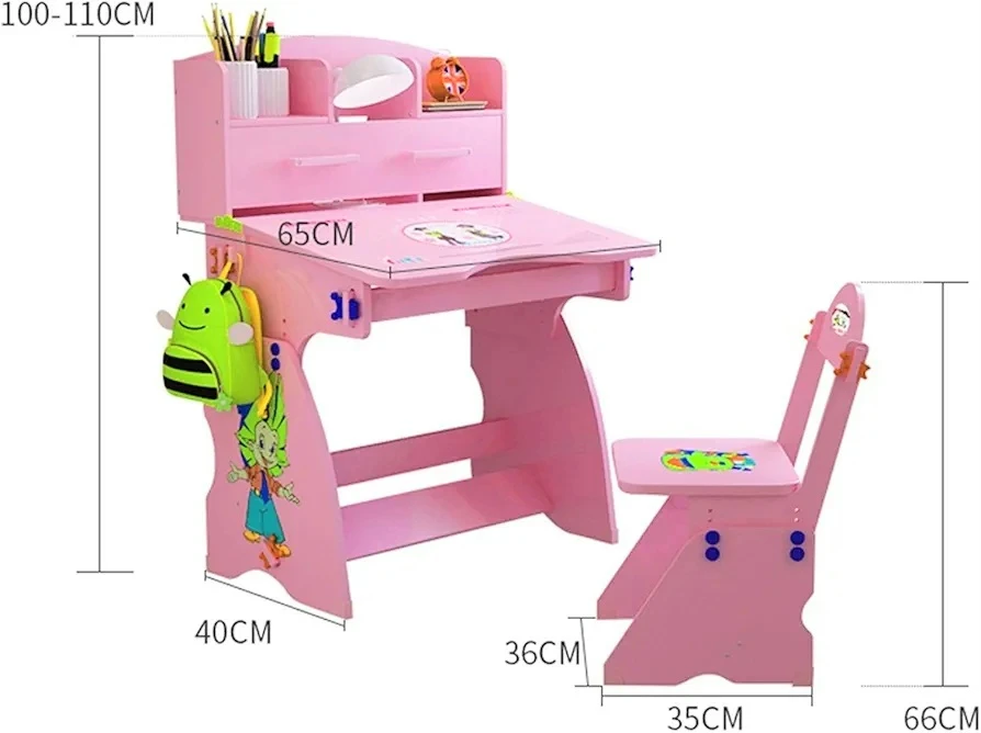 Generic Children Desks and Chairs Homework Desk - image 4