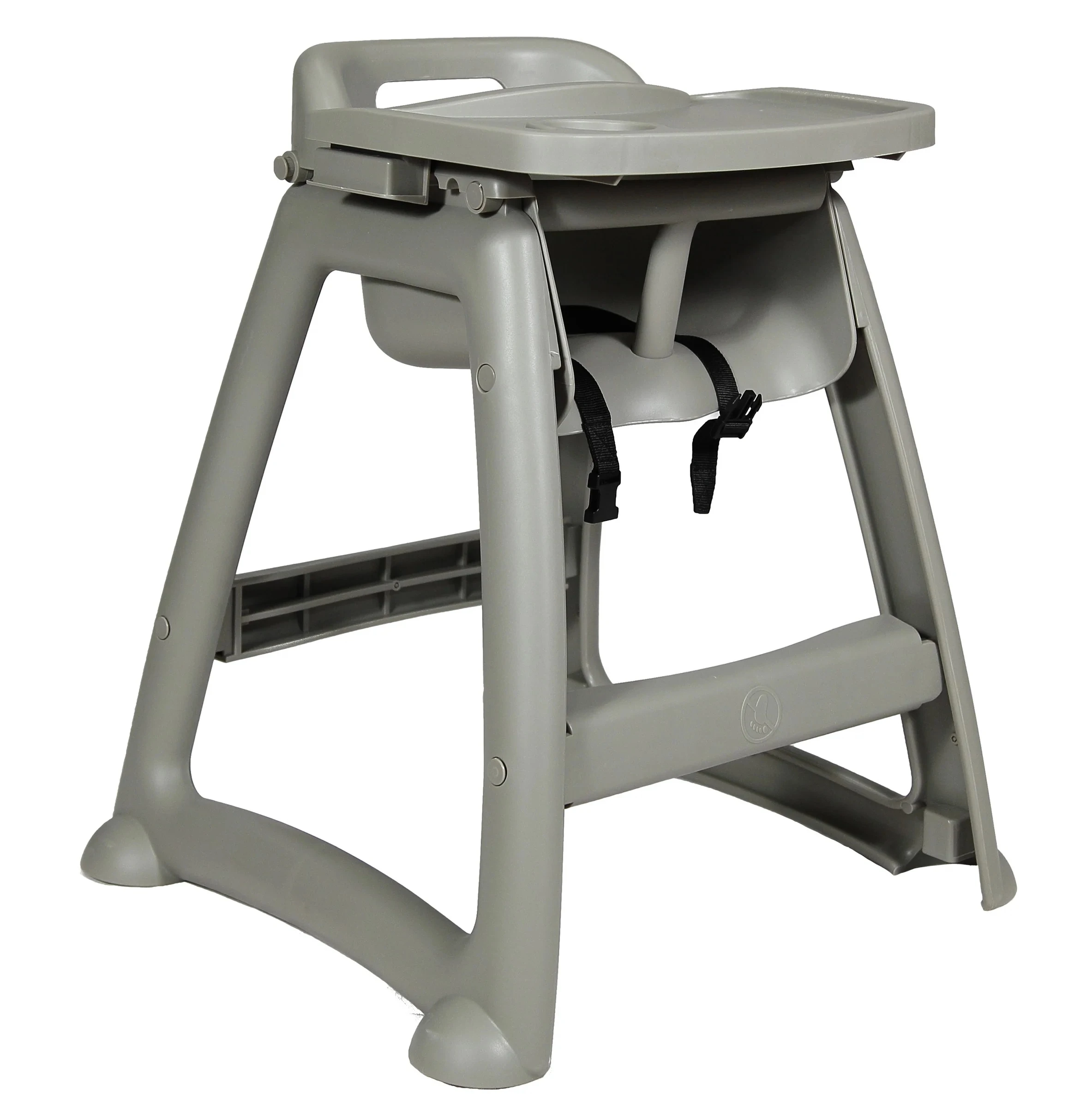 Baby High Chair With Table Grey Classic