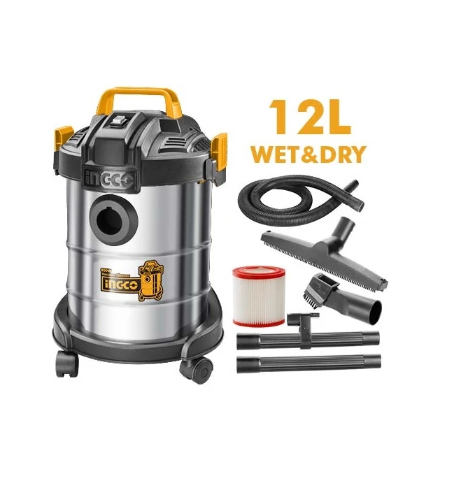 INGCO VC14122 12L Wet & Dry Vacuum Cleaner