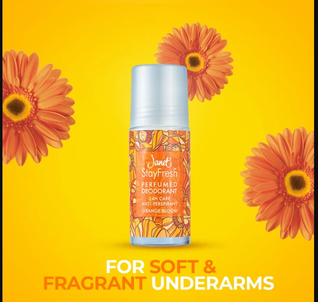 JANET ORANGE BLOOM DEODORANT 50ml - image 2