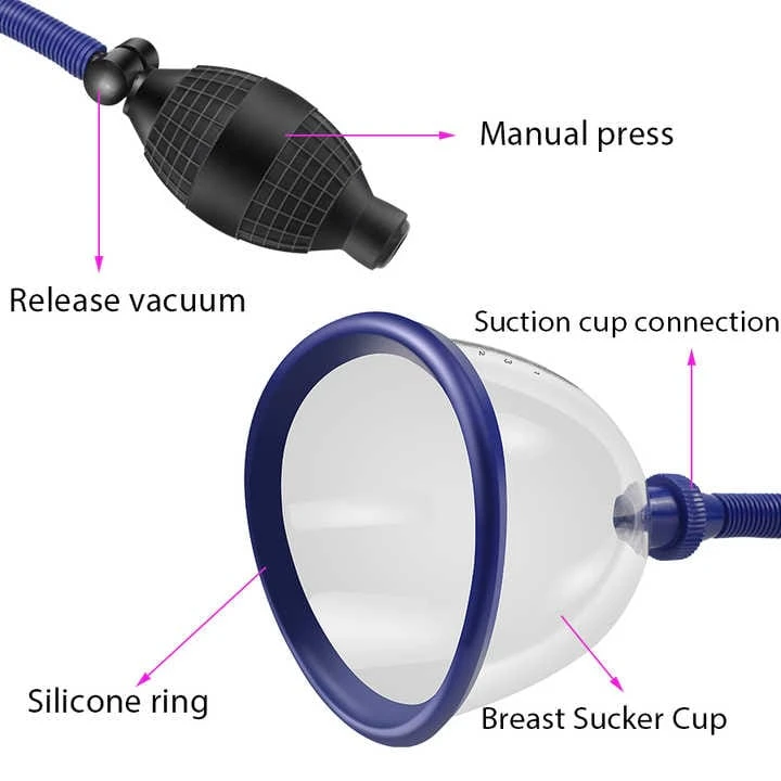 Manual breast enlargement pump sex toy - image 4