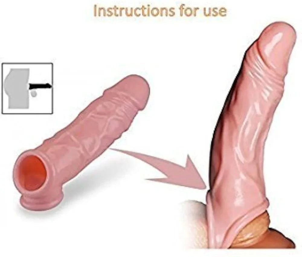 men penis cock extender condom sex toy - image 5