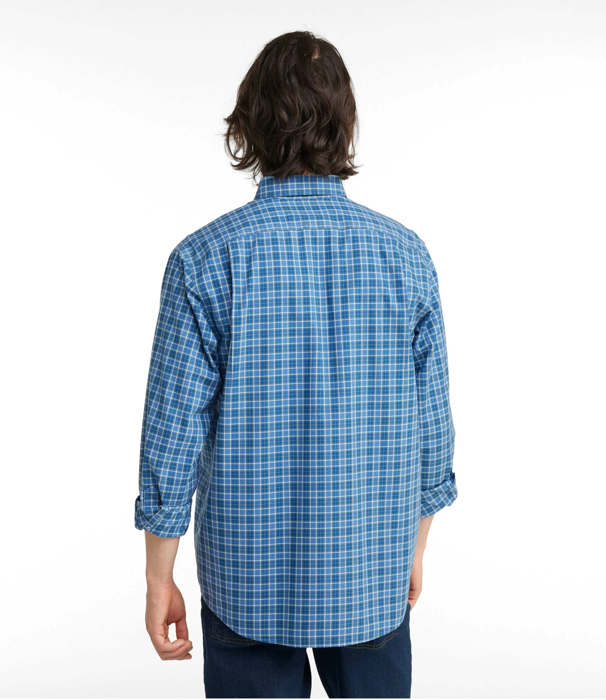 L.L.B Traditional Fit Check Shirt Wrinkle-Free - image 3