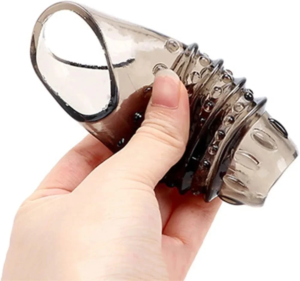 Penis enlarge Reusable Silicone Cock Ring sex toy men - image 7