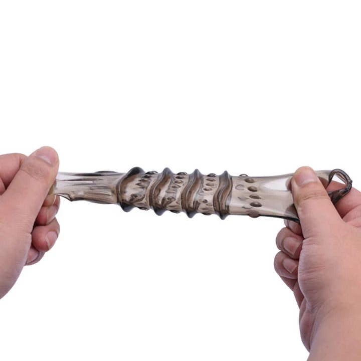 Penis enlarge Reusable Silicone Cock Ring sex toy men - image 8