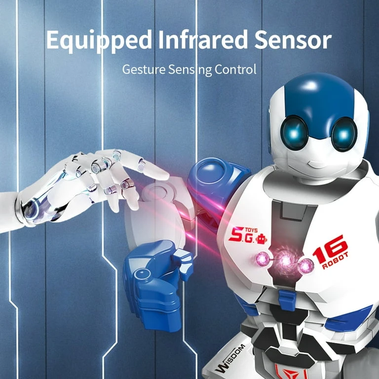 Smart Bots R/C Robot Toy with Lights & Music - image 4