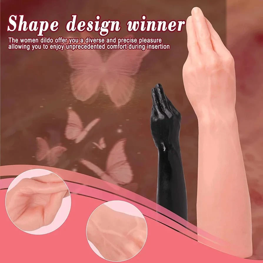Realistic hand silicon 13 inch huge arm dildo - image 3