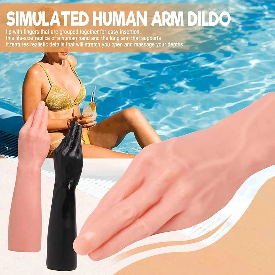 Realistic hand silicon 13 inch huge arm dildo - image 6