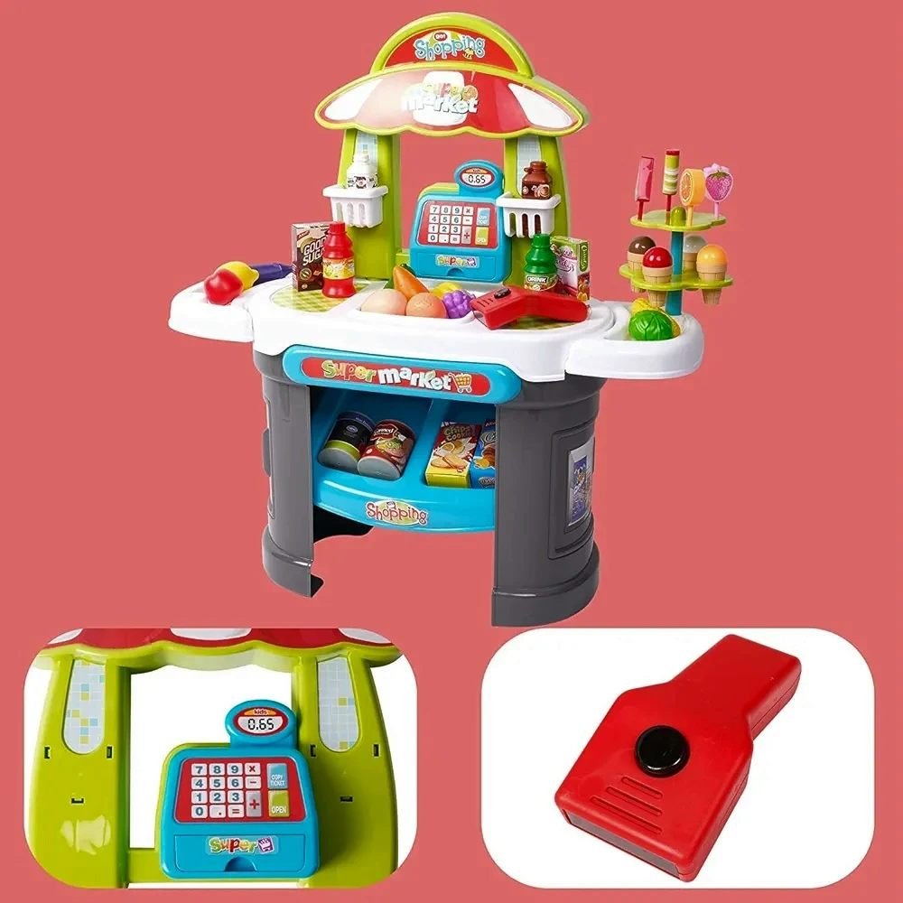 Generic Supermarket Playset Toys for Kids - image 2