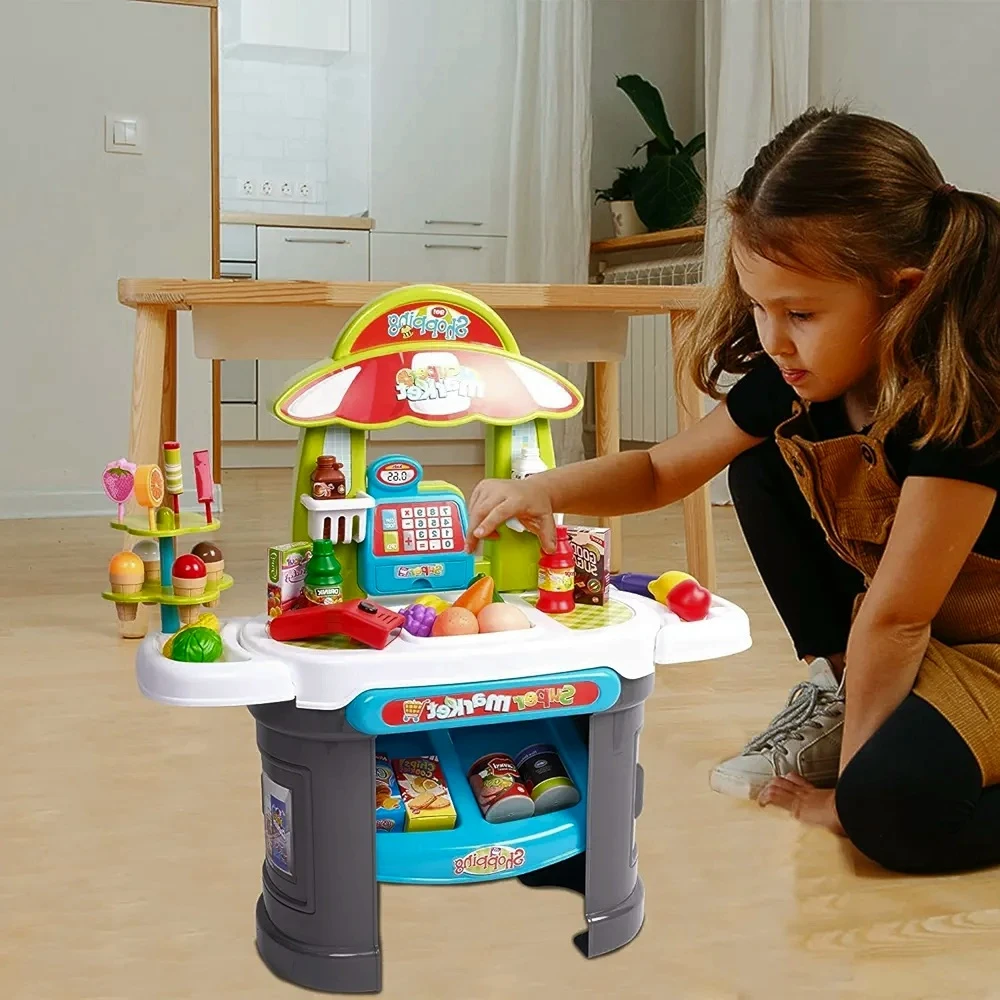 Generic Supermarket Playset Toys for Kids - image 1