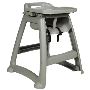 Baby High Chair With Table Grey Classic