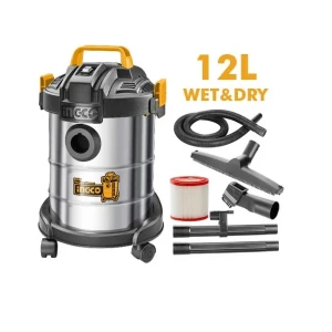 INGCO VC14122 12L Wet & Dry Vacuum Cleaner