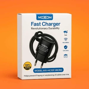 MOXOM MX-HC159 MICRO Fast Charger with 1x Extra USB Port