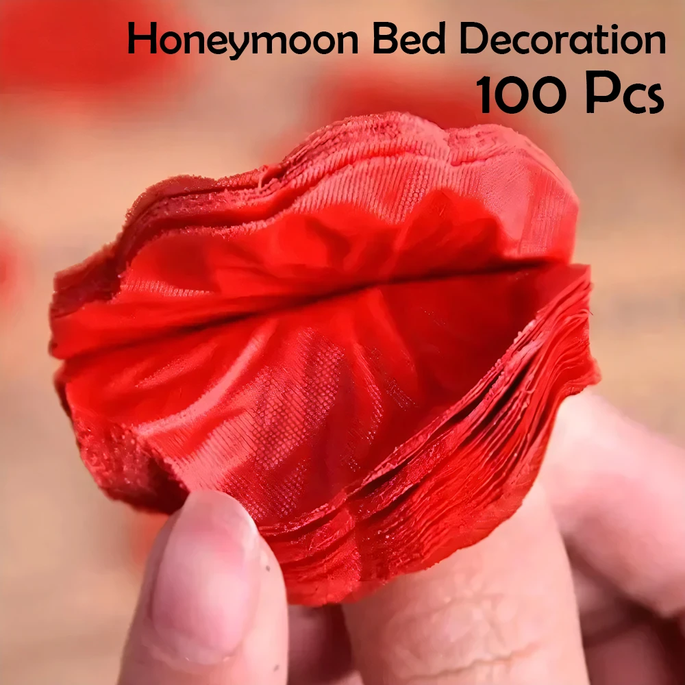Generic 100PCS Silk Rose Petals Romantic Decorations - image 3