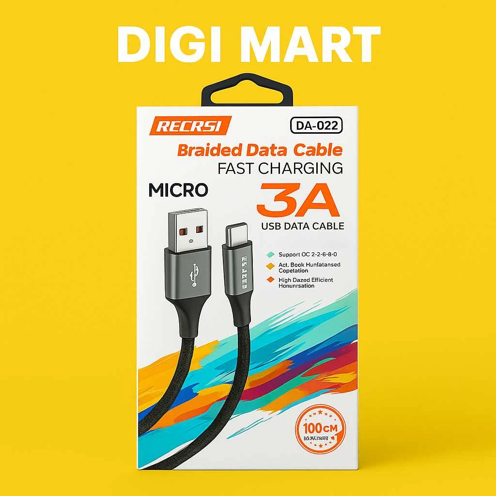 REORSI DA-022 3A Fast Charging Micro USB Cable