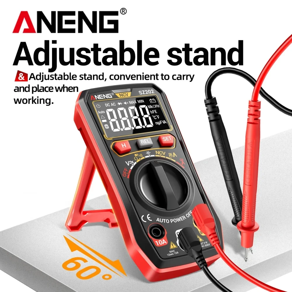 ANENG SZ202 Digital Multimeter AC/DC/NCV Voltage Tester - image 3
