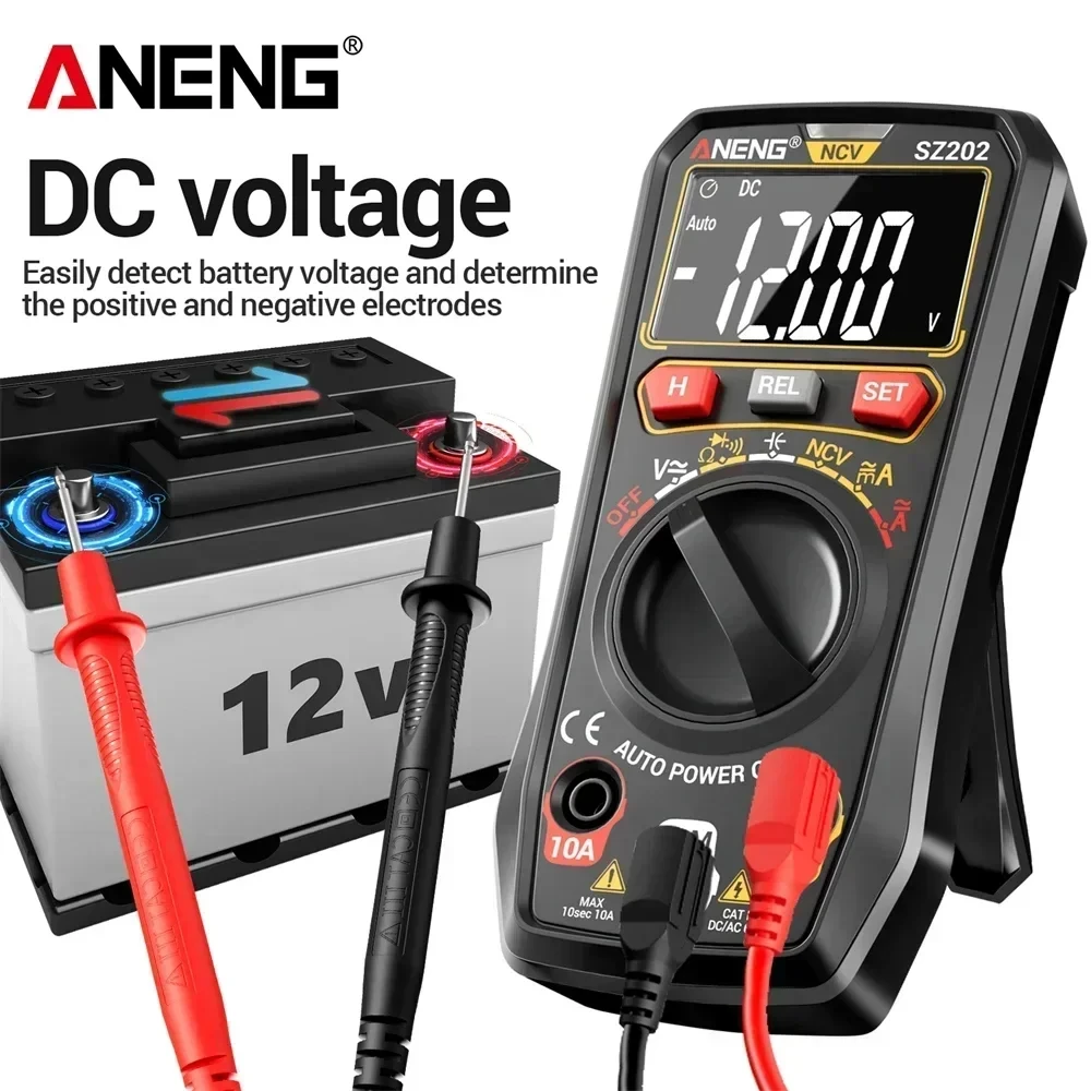 ANENG SZ202 Digital Multimeter AC/DC/NCV Voltage Tester