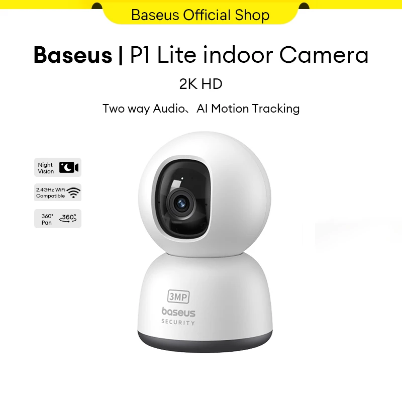 Baseus P1 Lite Indoor Camera 2K Security CCTV - image 2